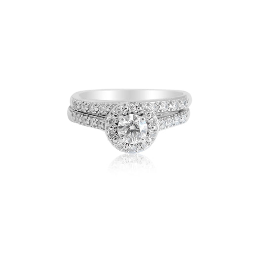 Classic Diamond Halo Set