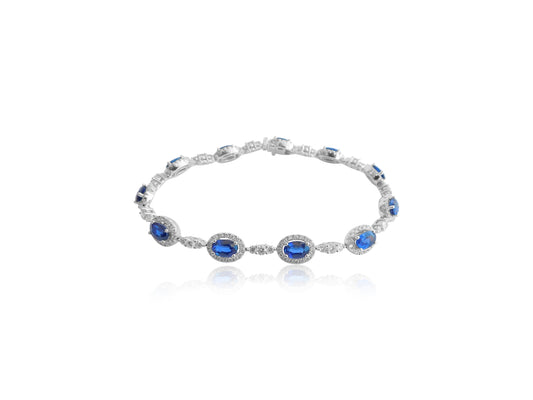 Sapphire and Diamond Bracelet