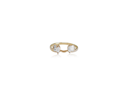 Diamond Baguette Marquise Ring Guard