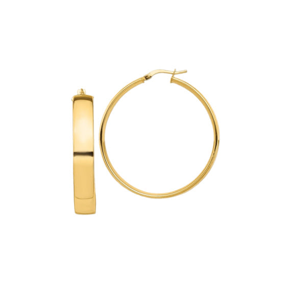 Large Gold Hoops – The Jewelers Vault