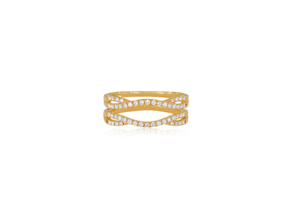 Gold Diamond Ring Guard