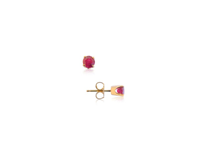 0.90 ct Ruby Stud Earrings