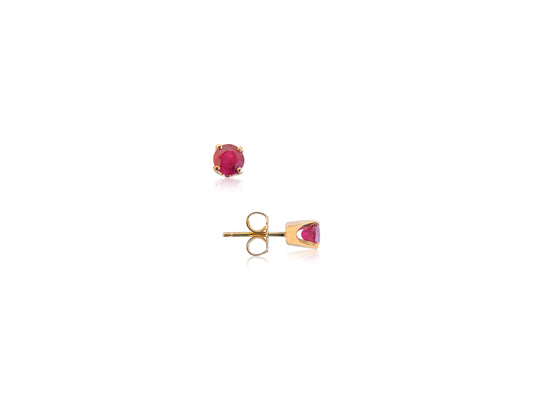 0.90 ct Ruby Stud Earrings