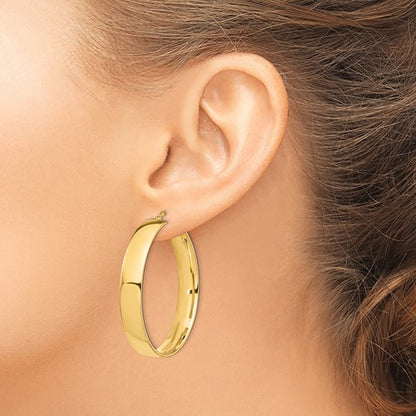 Large Gold Hoops