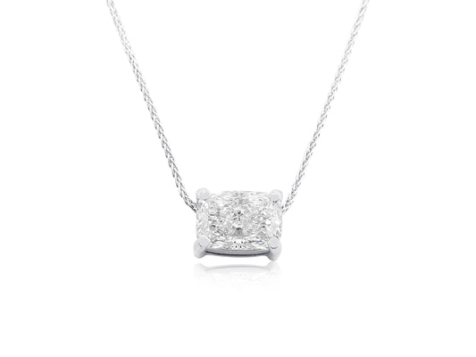 Horizontal Diamond Pendant