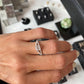 Asscher Diamond Ring with Split Band