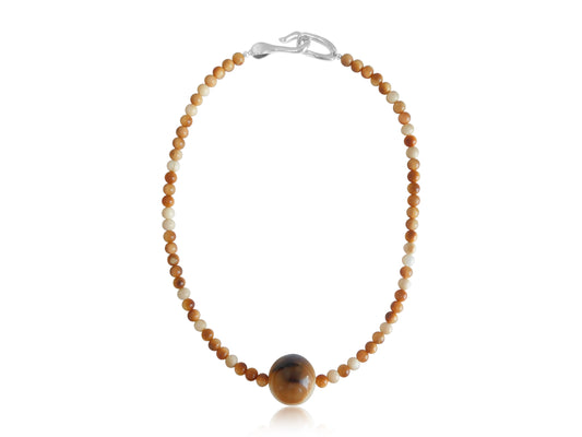 Fossilized Woolly Mammoth Necklace
