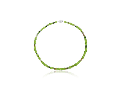 Peridot and Tourmaline Necklace