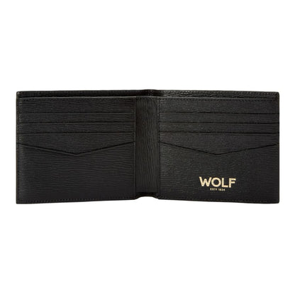 Wolf Logo Black Billfold