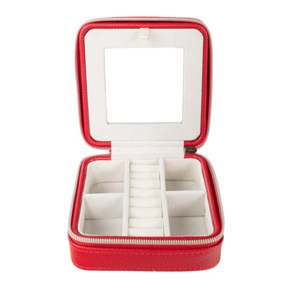 Red Travel Jewelry Case