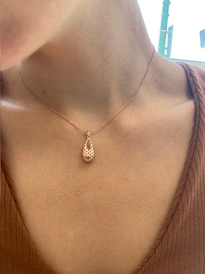 Rose Gold Cut Out Pendant