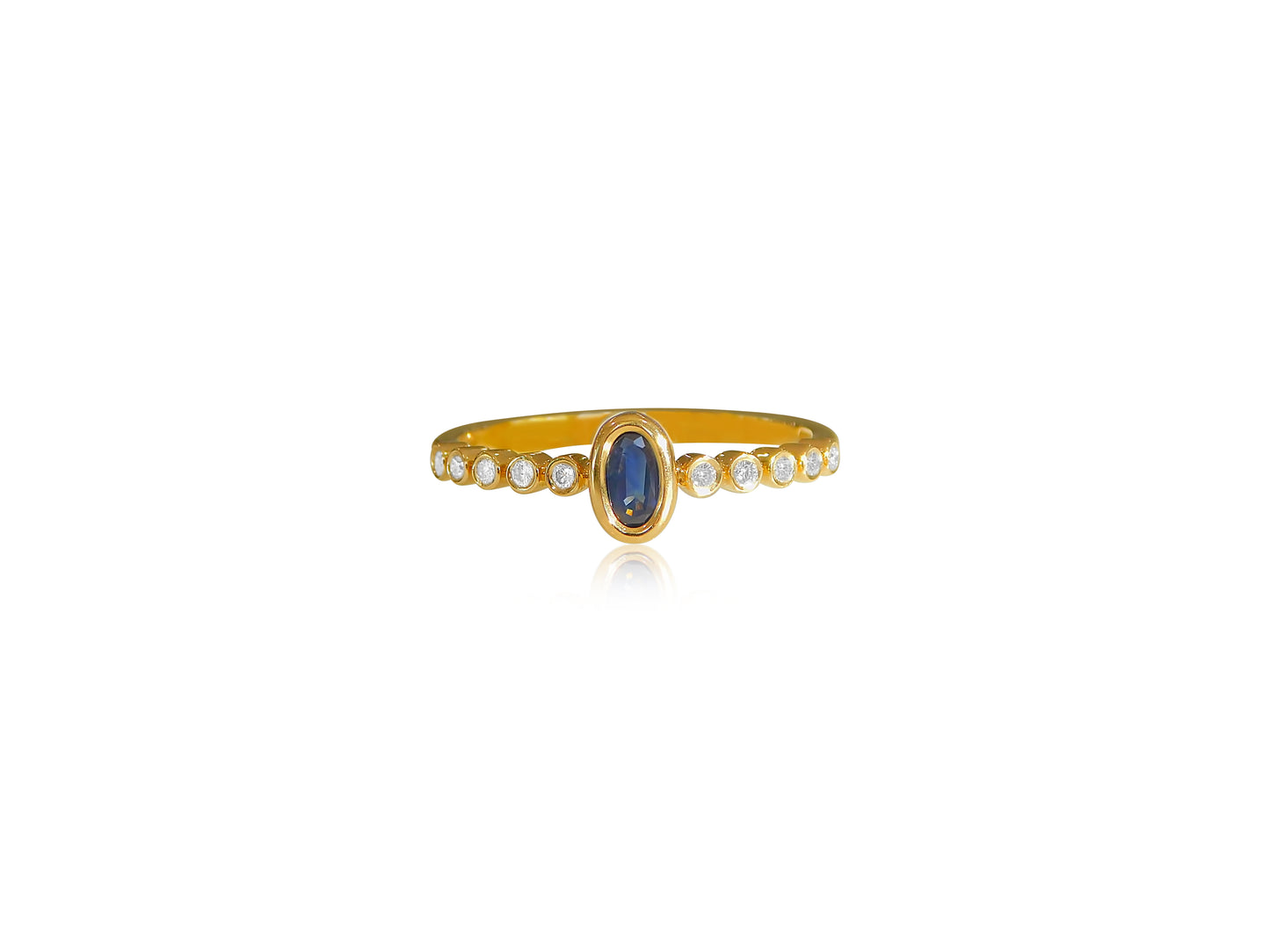 Oval Sapphire Ring