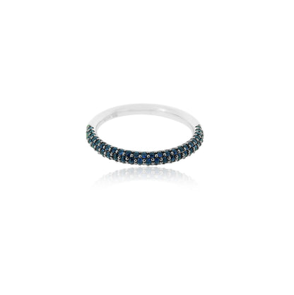 Sapphire Paved Band