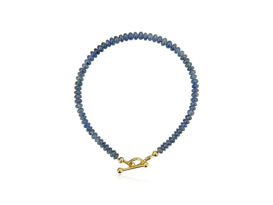 Sapphire Roundel Beaded Bracelet