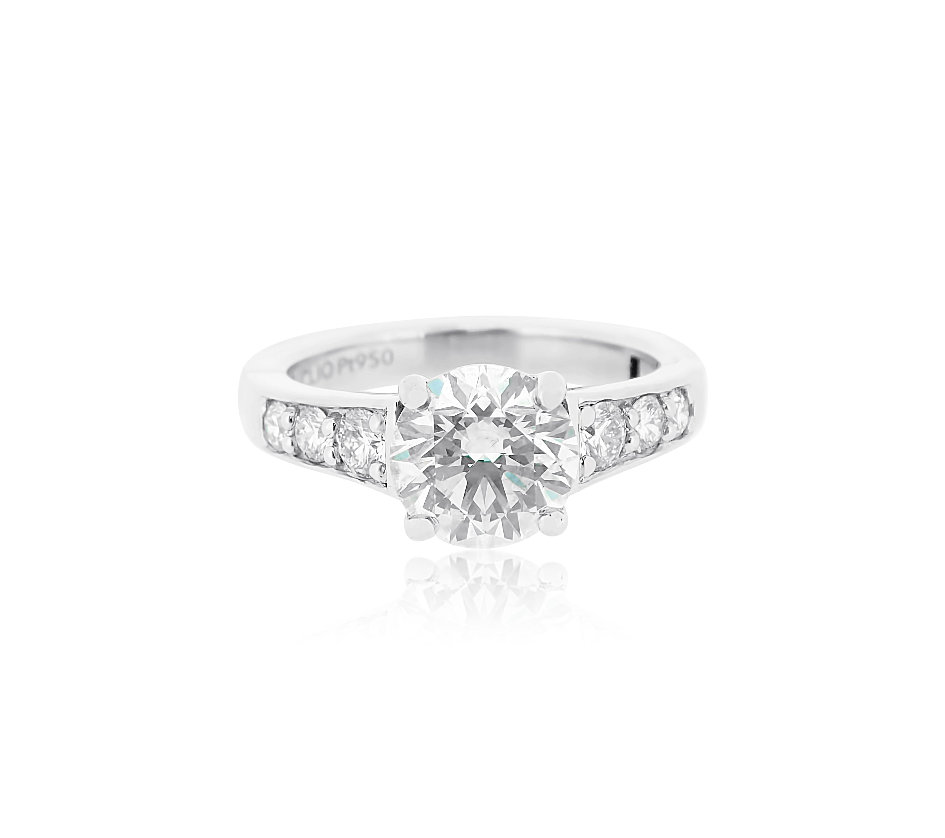 Platinum Diamond Superfit Ring – The Jewelers Vault