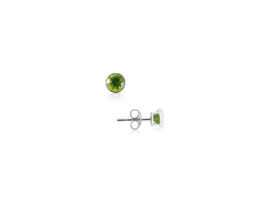 Peridot Stud Earrings