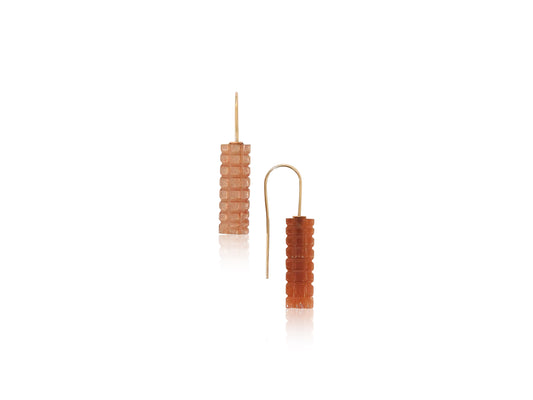 Sunstone French Wire Earrings