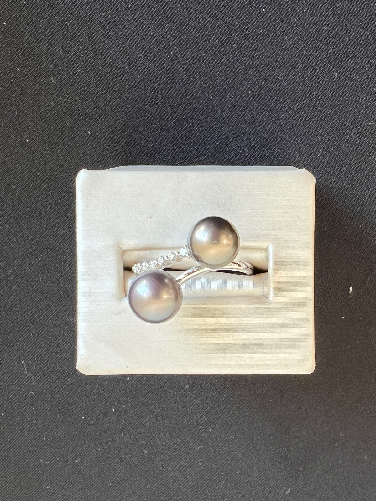 Pass Through Rings Double Tahitian By Pass Ring – The Jewelers Vault