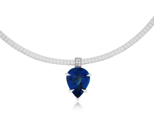 Tanzanite Diamond Custom Pendant