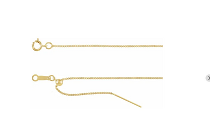 Threader Adjustable Gold Necklace