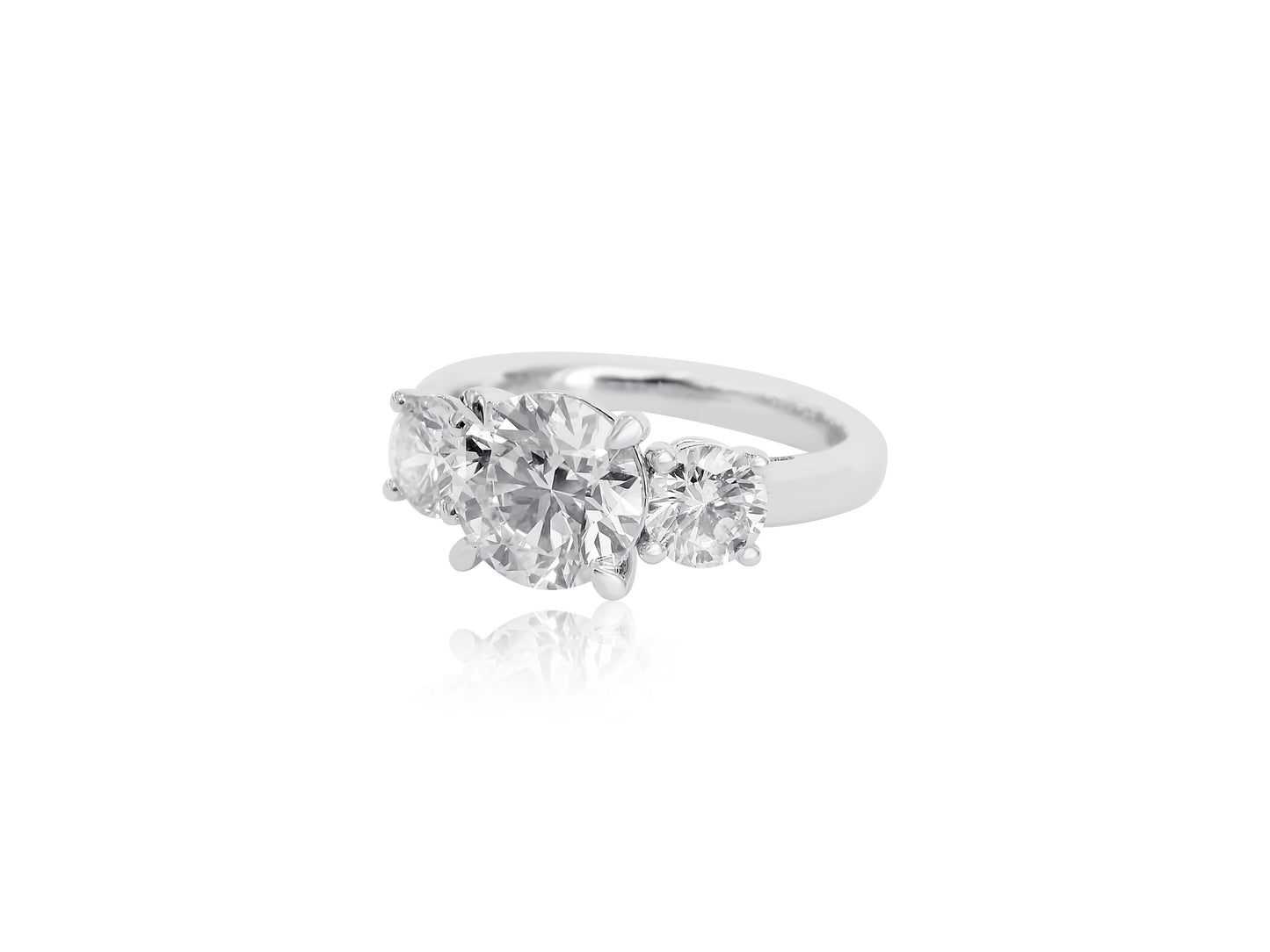 1.02 ct Rond Brilliant Lab Diamond Ring