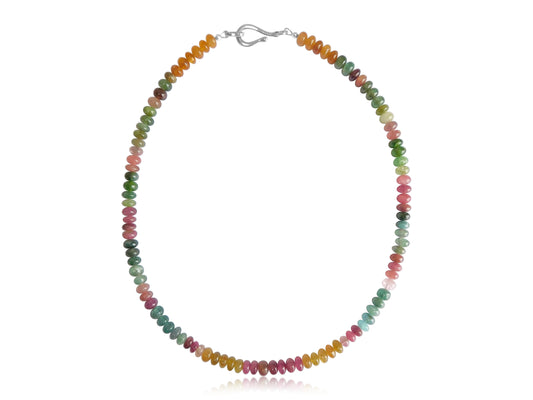 Tourmaline 18kt White Gold Candy Necklace