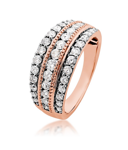 Rose Gold Diamond Band