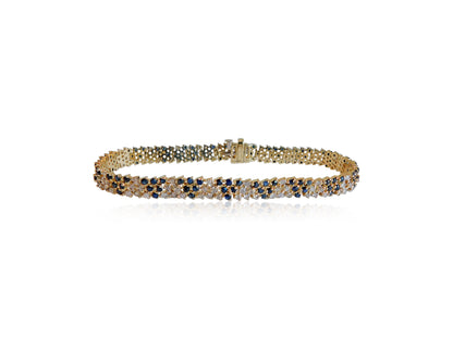 Sapphire and Diamond Estate Bracelet