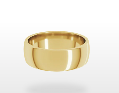 Yellow Gold 6.5mm Band