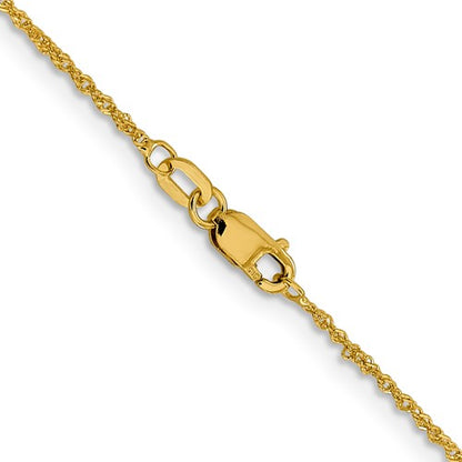 Gold Sparkle Singapore Chain