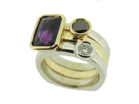 Custom Stacking Amethyst