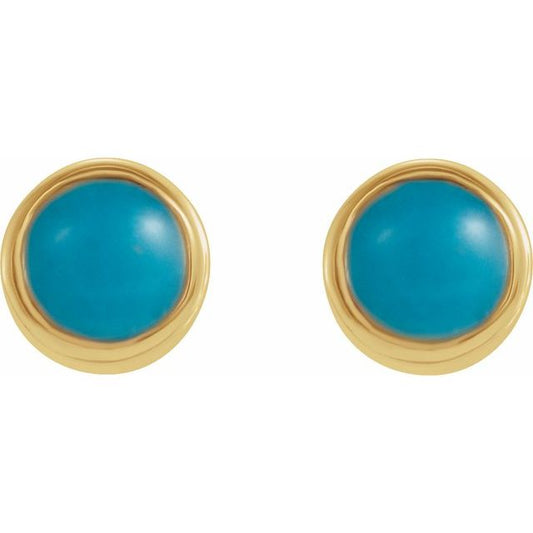 Turquoise Petite Stud Earrings