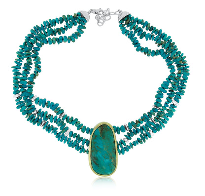 Turquoise Statement Pendant