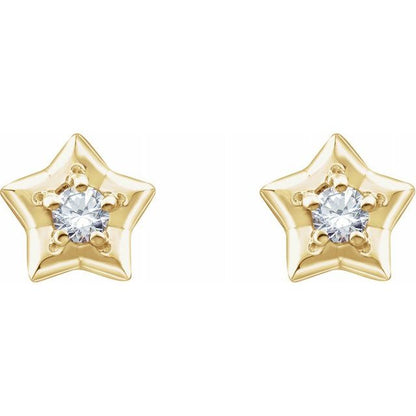 Youth Star Gold Earrings