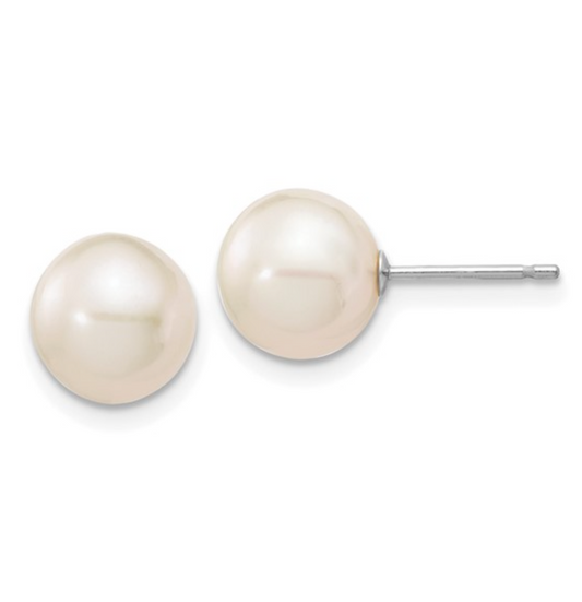 Freshwater Pearl Earrings 8mm