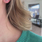 Pink Sapphire Diamond Earrings