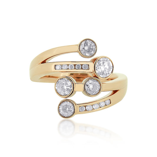 Custom Diamond Wrap Ring