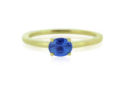 Oval Sapphire Ring