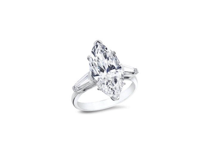 Marquise Diamond White Gold Ring