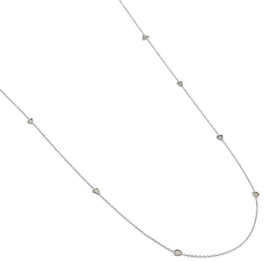 Diamond Slice Long Necklace
