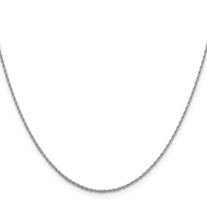 White Gold Loose Rope Chain