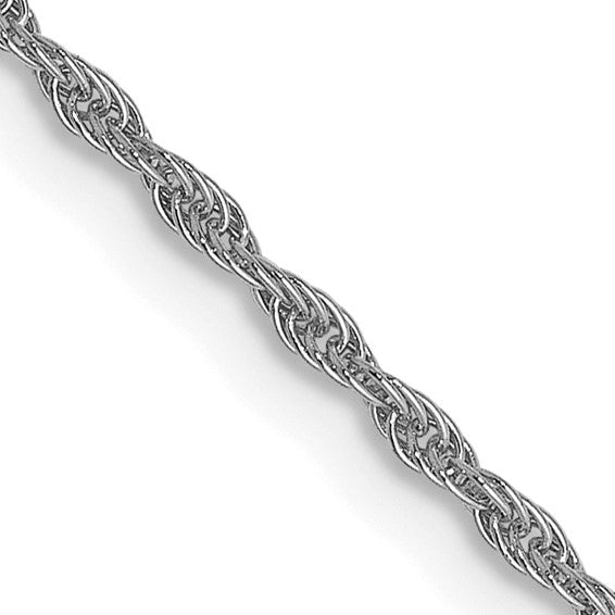 White Gold Loose Rope Chain