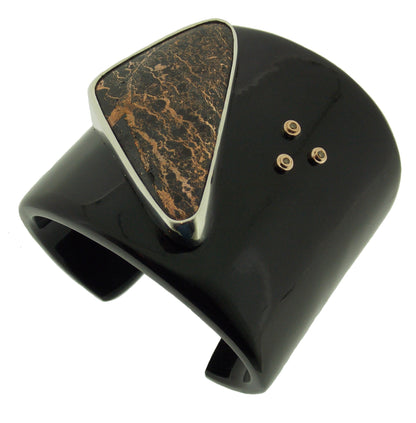 Buffalo Horn & Pulsite Cuff