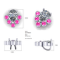 Pear Diamond and Sapphire Pendant