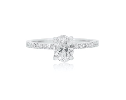 Oval Diamond Engagement Ring