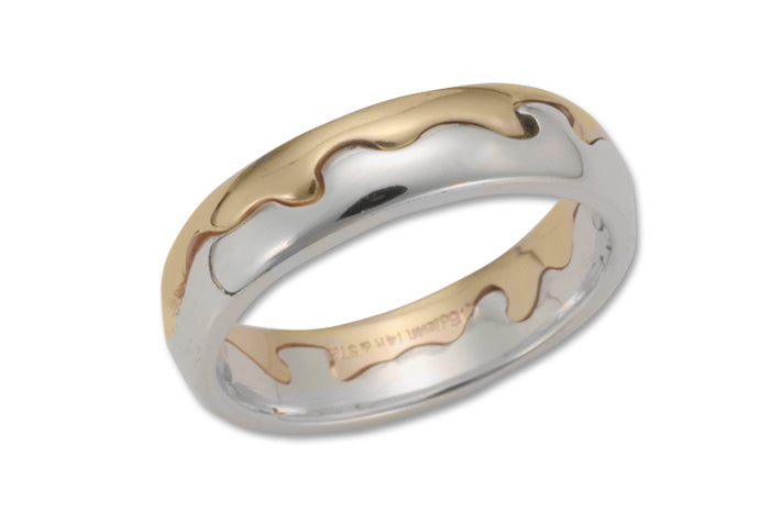 Waters Edge Two Tone Ring