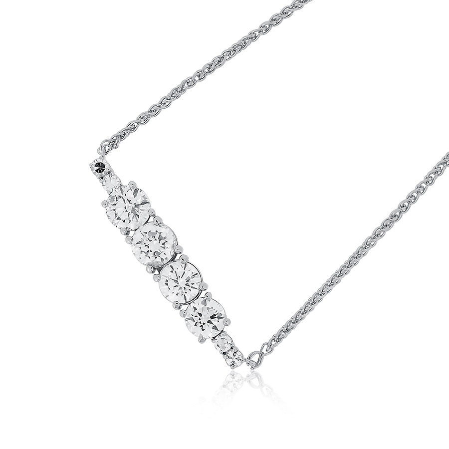 Custom Round Diamond Heirloom Necklace