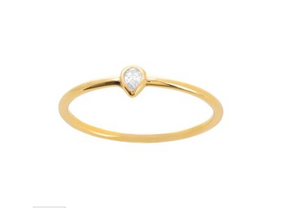 Pear Diamond Narrow Band