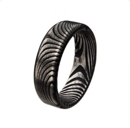 Mens Damascus Ring