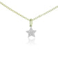 Star Diamond Charm with Chain